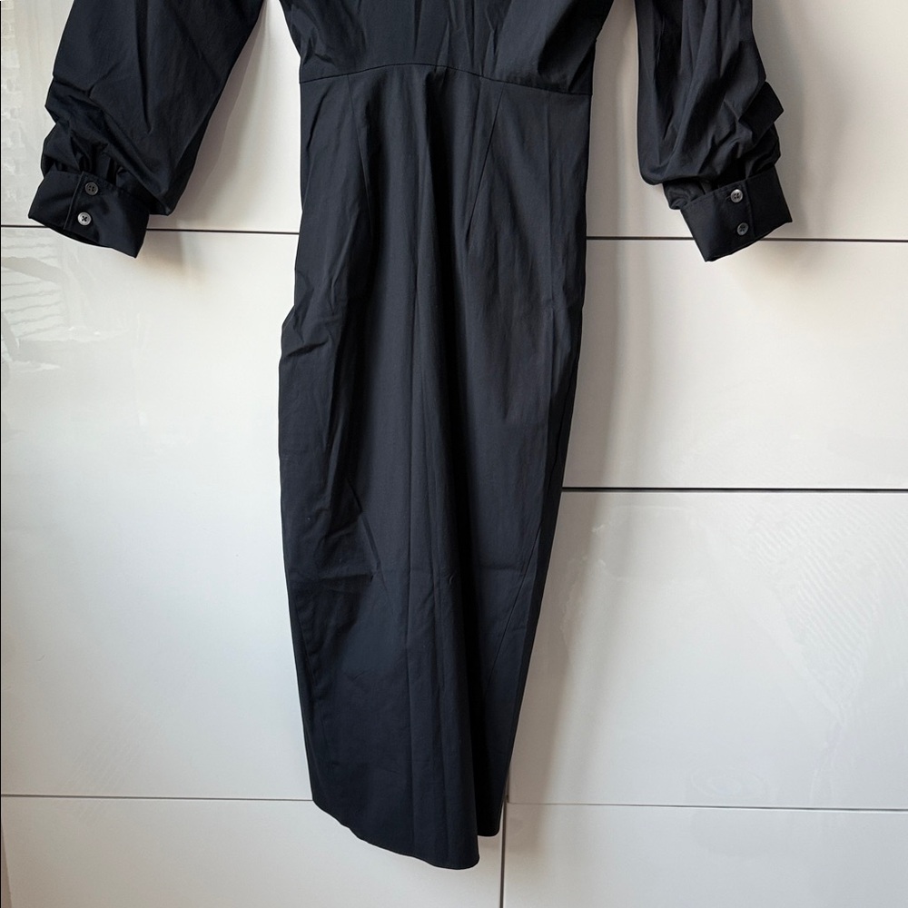 Veronica Beard Black Wrap Dress - Picture 10 of 11